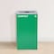 Alpine Industries 87 Gal. 3-Stream Steel Blue Recycling, Green Compost, and Black Commercial Trash Can Station ALP4450-BLK-KIT36 - alternate 4